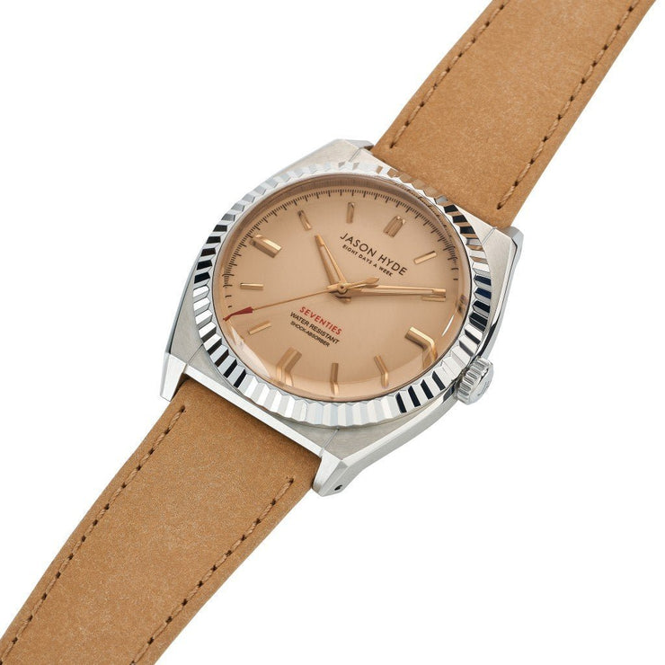 Jason Hyde Amber 40mm Tan - Watches.com - JH10010