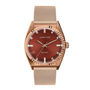 Jason Hyde Ruby 8 36mm Rose Gold Burgundy - Watches.com - JH20032