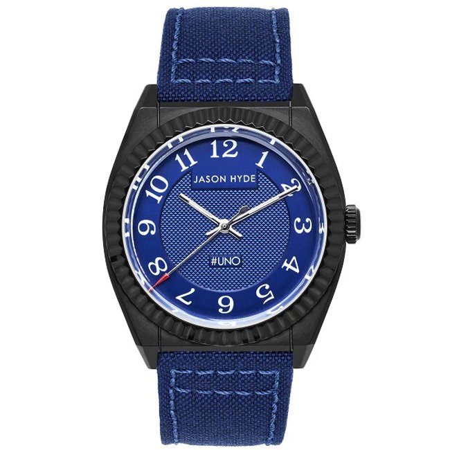 Jason Hyde Uno 40mm All Blue - Watches.com - JH10035