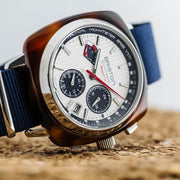 Briston Clubmaster Regatta Chrono White