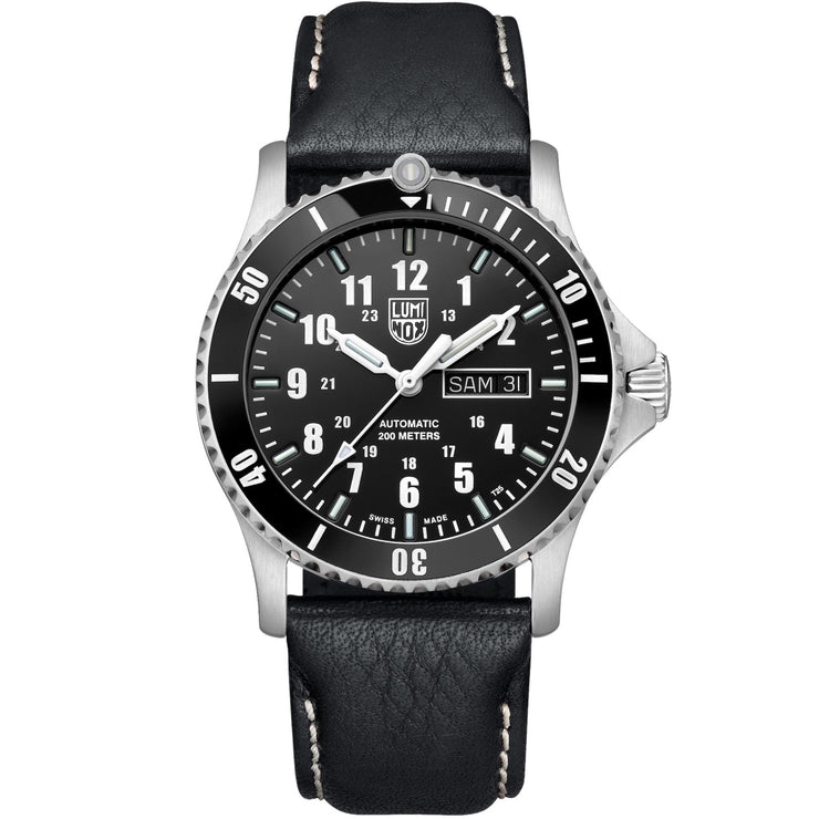 Luminox Swiss 0921 Sport Timer Automatic Silver Black - Watches.com - 921