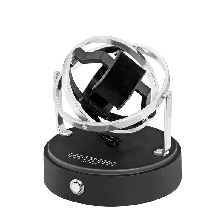 Mainspring Astronomy Gyroscope Watch Winder Silver Mercury - Watches.com - MS - WIN - GYR1 - 05