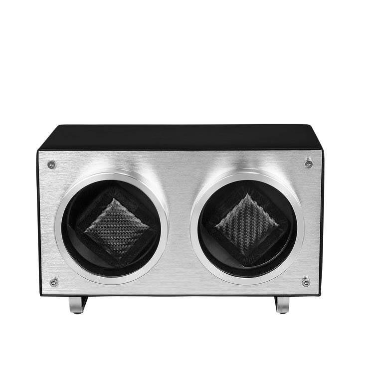 Mainspring Raceday Flemington Dual Slot Watch Winder Piston Black - Watches.com - MS - WIN - RAC2 - 01