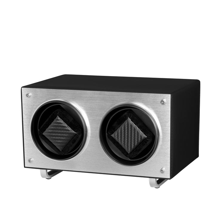 Mainspring Raceday Flemington Dual Slot Watch Winder Piston Black - Watches.com - MS - WIN - RAC2 - 01