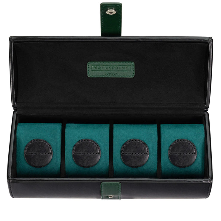 Mainspring Raceday Podium 4 - Piece Watch Box Poker Black - Watches.com - MS - 101 - WR1 - 02