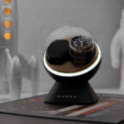 Mainspring Satellite Dual Slot Watch Winder Gemini Black - Watches.com - MS - WIN - SAT - 03