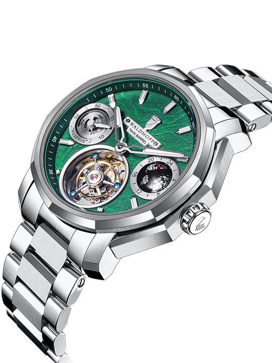 Manufaktur Waldhoff Continental SS Emerald - Watches.com - MW - 17G