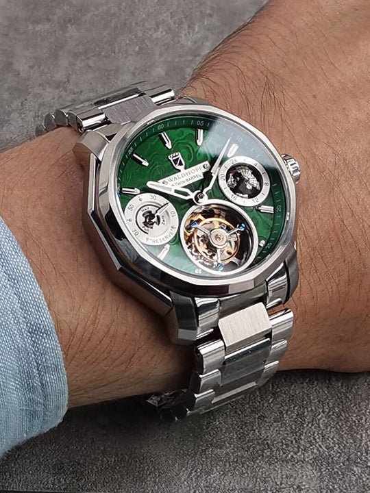 Manufaktur Waldhoff Continental SS Emerald - Watches.com - MW - 17G