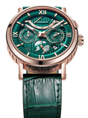 Manufaktur Waldhoff Multimatic II Emerald Malachite Limited - Watches.com - MW16 - GM