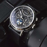 Manufaktur Waldhoff Multimatic II Obsidian Black - Watches.com - MW - 16B