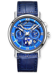 Manufaktur Waldhoff Multimatic II Royal Blue - Watches.com - MW - 16C