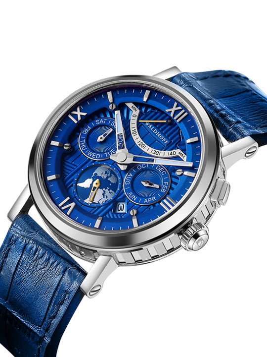 Manufaktur Waldhoff Multimatic II Royal Blue - Watches.com - MW - 16C