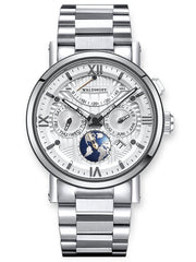 Manufaktur Waldhoff Multimatic II SS Diamond Silver - Watches.com - MW - 16A - SS