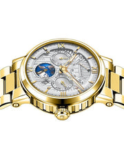 Manufaktur Waldhoff Multimatic II SS Imperial Gold - Watches.com - MW - 16E - SS