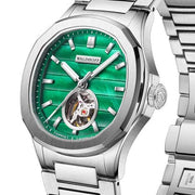 Manufaktur Waldhoff Navigator Automatic Emerald SS - Watches.com - 