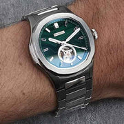 Manufaktur Waldhoff Navigator Automatic Malachite - Watches.com - 