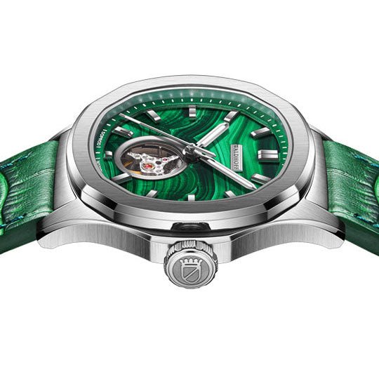 Manufaktur Waldhoff Navigator Automatic Malachite - Watches.com - 