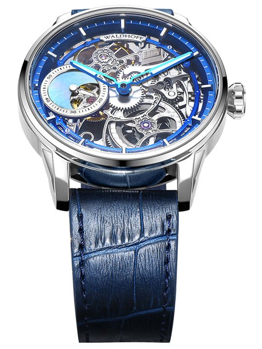 Manufaktur Waldhoff Paragon Pearl Royal Blue - Watches.com - MW12 CM