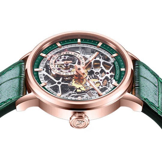 Manufaktur Waldhoff Pioneer Automatic Emerald - Watches.com - 