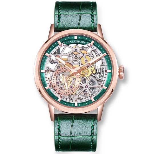 Manufaktur Waldhoff Pioneer Automatic Emerald - Watches.com - 