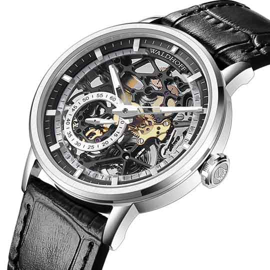 Manufaktur Waldhoff Pioneer Automatic Obsidian - Watches.com - 