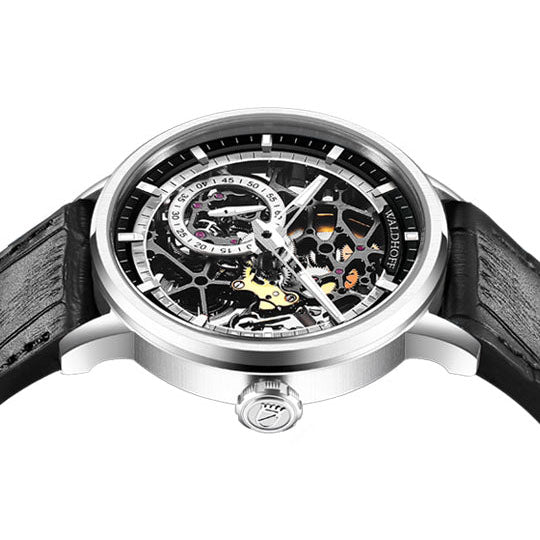 Manufaktur Waldhoff Pioneer Automatic Obsidian - Watches.com - 