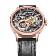 Manufaktur Waldhoff Pioneer Automatic Rose Gold Obsidian - Watches.com - 