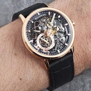 Manufaktur Waldhoff Pioneer Automatic Rose Gold Obsidian - Watches.com - 