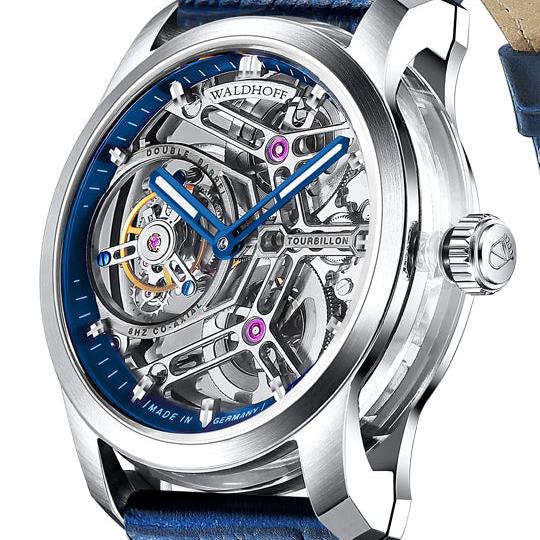 Manufaktur Waldhoff Quantum Ti Royal Blue - Watches.com - MW - 20T - C