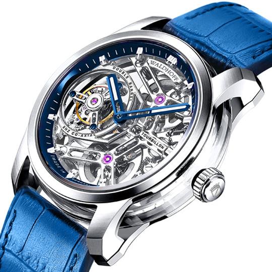 Manufaktur Waldhoff Quantum Ti Royal Blue - Watches.com - MW - 20T - C