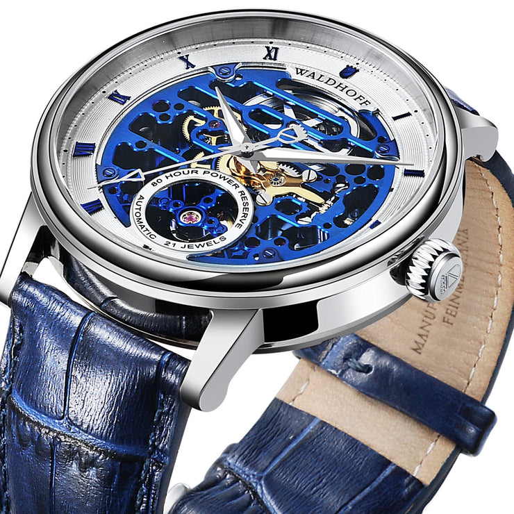 Manufaktur Waldhoff The Capital Royal Blue - Watches.com - MW - 06B