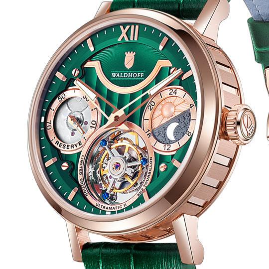 Manufaktur Waldhoff Ultramatic II Emerald - Watches.com - MW15 - GM