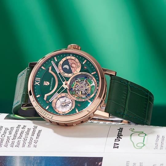 Manufaktur Waldhoff Ultramatic II Emerald - Watches.com - MW15 - GM