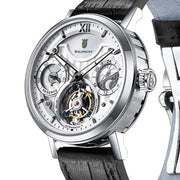 Manufaktur Waldhoff Ultramatic II Tourbillon Diamond Silver - Watches.com - 