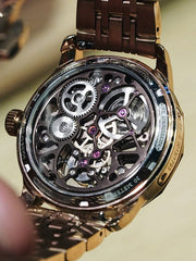 Manufaktur Waldhoff Vanguard V8 Tourbillon Red Gold - Watches.com - MW - 09D