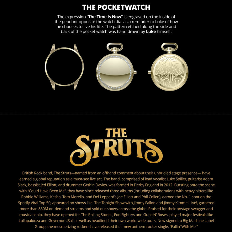 Misfit Imprint X The Struts Black Gold Limited Edition Set - Watches.com - CB1012SET