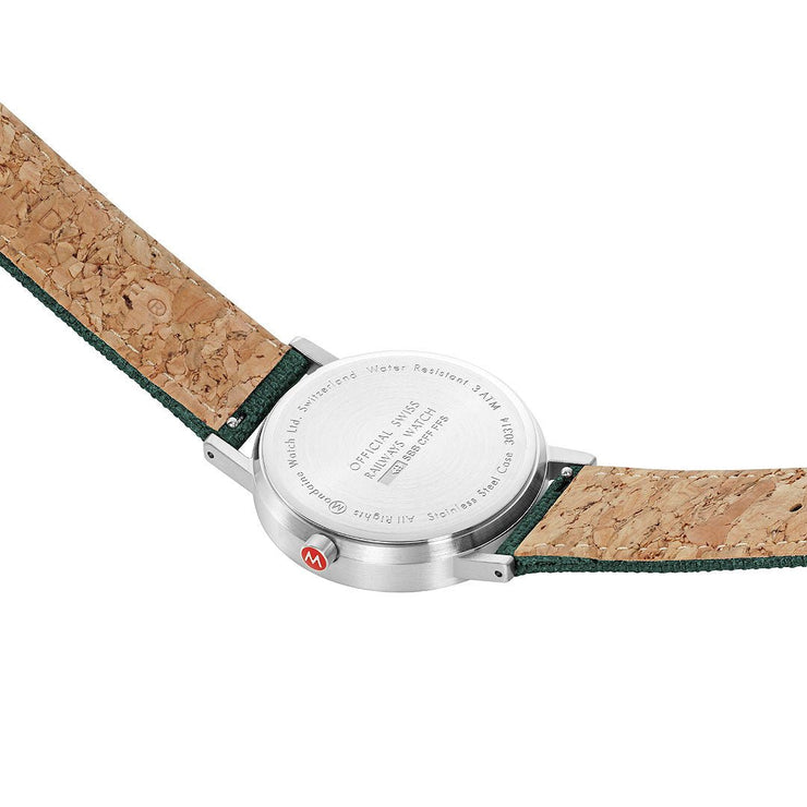 Mondaine Classic Recycled rPET 36mm All Green - Watches.com - A660.30314.60SBF