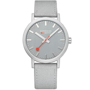 Mondaine Classic Recycled rPET 40mm Soft Gray - Watches.com - A660.30360.80SBH