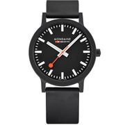 Mondaine Essence 41mm Black rPET - Watches.com - MS1.41120.RB