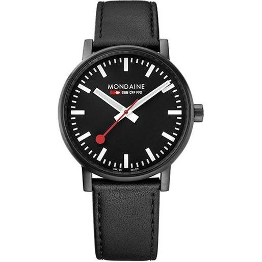 Mondaine Evo 2 40mm All Black - Watches.com - MSE.40121.LB