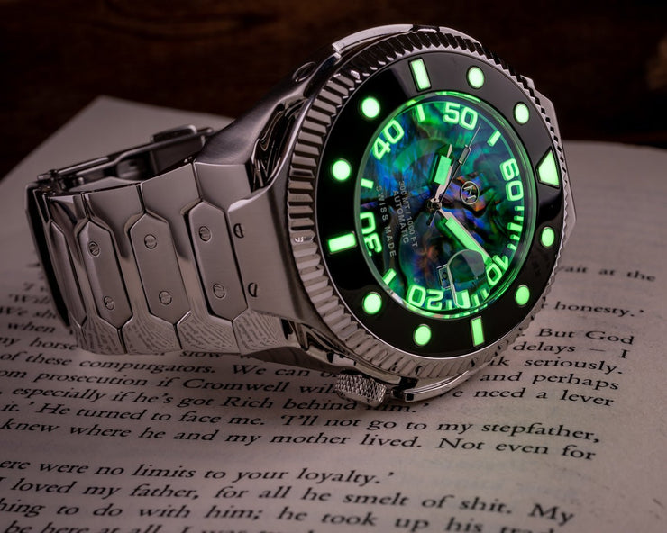 Nove Atlantean I001 - 02 Swiss Automatic Abalone - Watches.com - I001 - 02