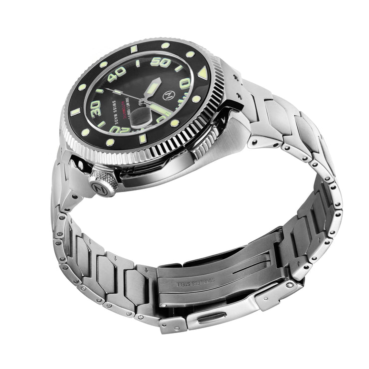 Nove Atlantean II Swiss Automatic N001 - 07 Slate - Watches.com - N001 - 07