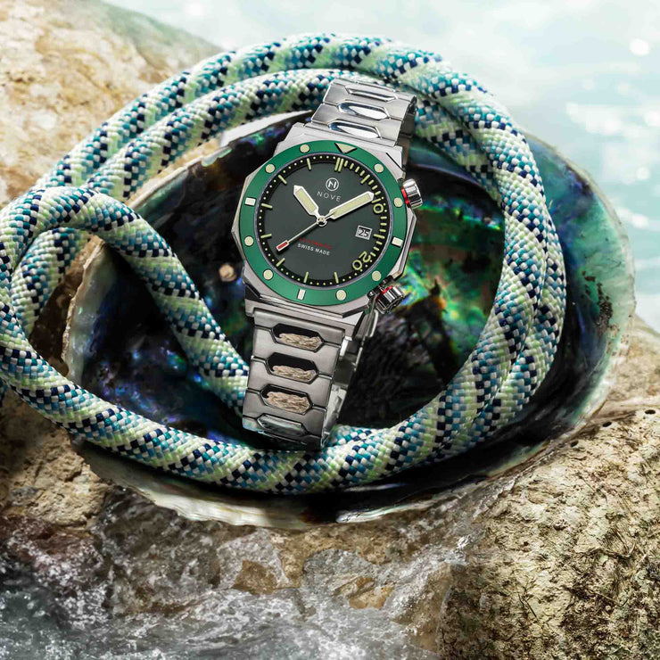 Nove Marine Automatic Green - Watches.com - M002 - 07