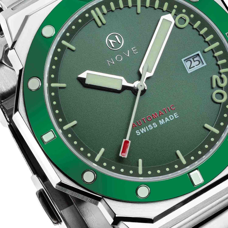 Nove Marine Automatic Green - Watches.com - M002 - 07