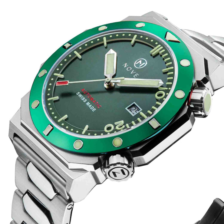 Nove Marine Automatic Green - Watches.com - M002 - 07