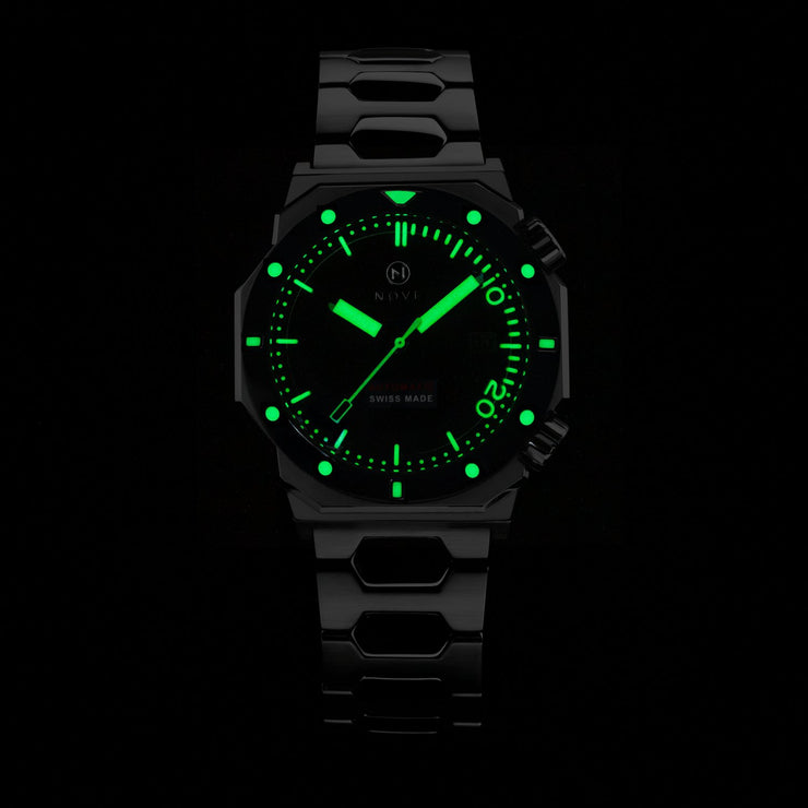 Nove Marine Swiss Automatic M001 - 07 Slate - Watches.com - M001 - 07