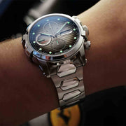 Nove Modena 500 Automatic Chrono Gray SS - Watches.com - O001 - 02