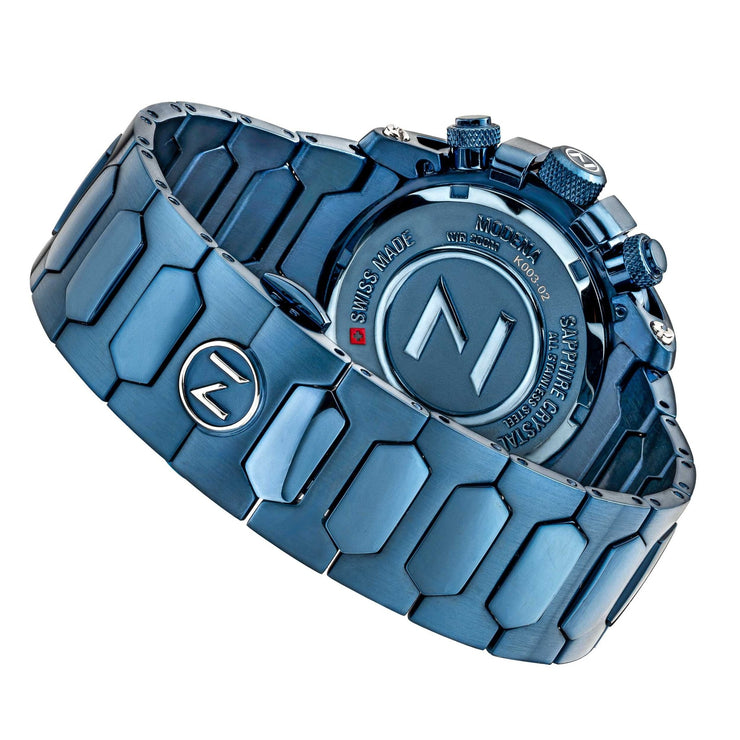 Nove Modena Chronograph Blue - Watches.com - K003 - 02