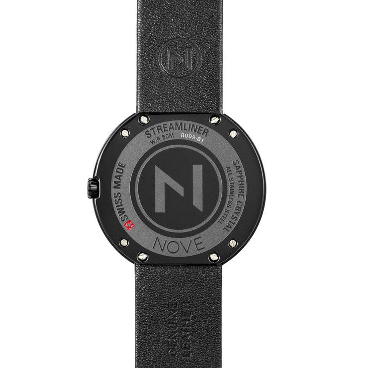 Nove Streamliner 40mm Black - Watches.com - B009 - 01