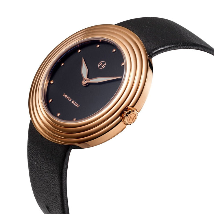 Nove Streamliner 40mm Black Rose Gold - Watches.com - B006 - 01